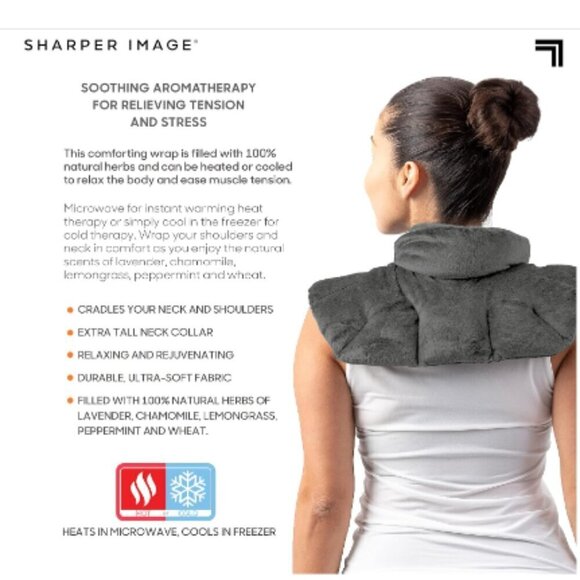 SHARPER IMAGE | Heated Neck + Shoulder Wrap - Picture 7 of 10